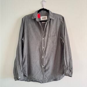 Grayson Womens The Hero Button Up Shirt‎ Gray SIZE L